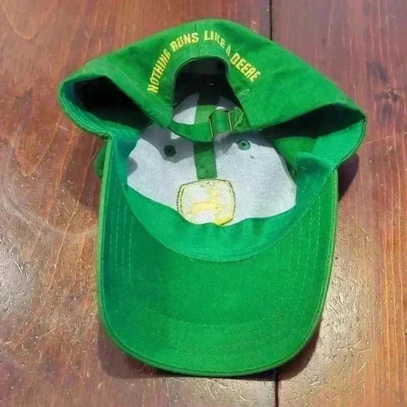 John Deere hat, green and yellow - Picture 3 of 4